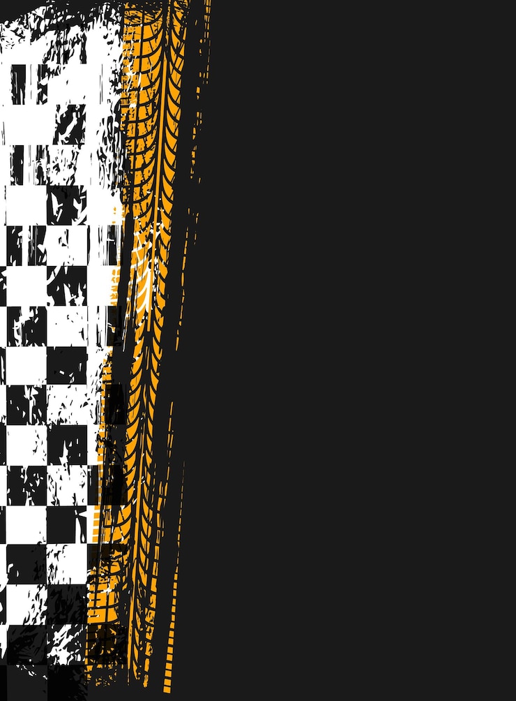 Vector rally sport achtergrond grunge race checker vlag
