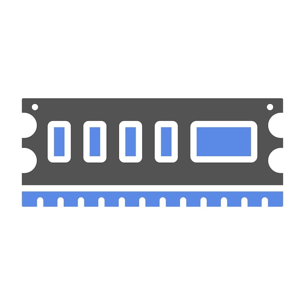 Vector ram icon style