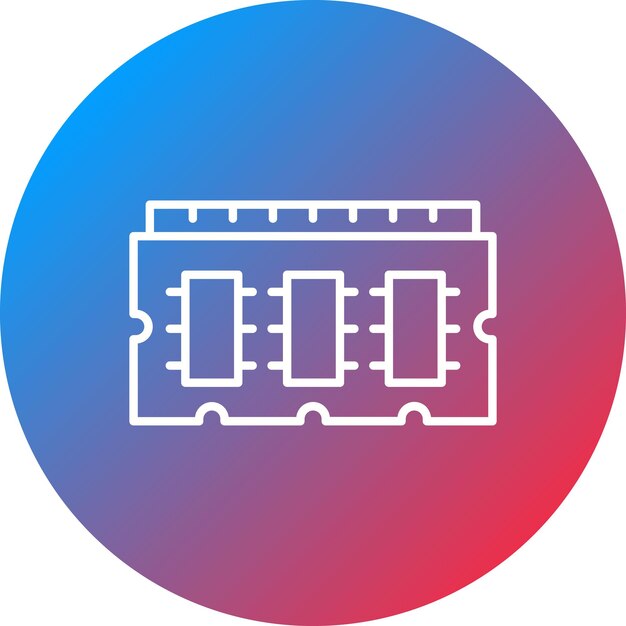 Ram-icon vector afbeelding Kan worden gebruikt voor computer en hardware