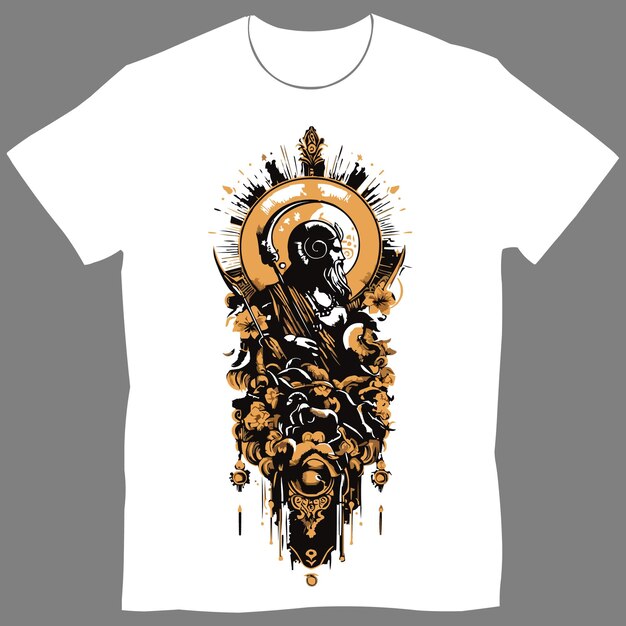 Ram Navami tshirt design vector