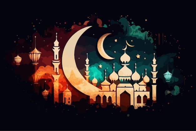 Ramadan background Artistic islamic ramadan kareem cultural banner design
