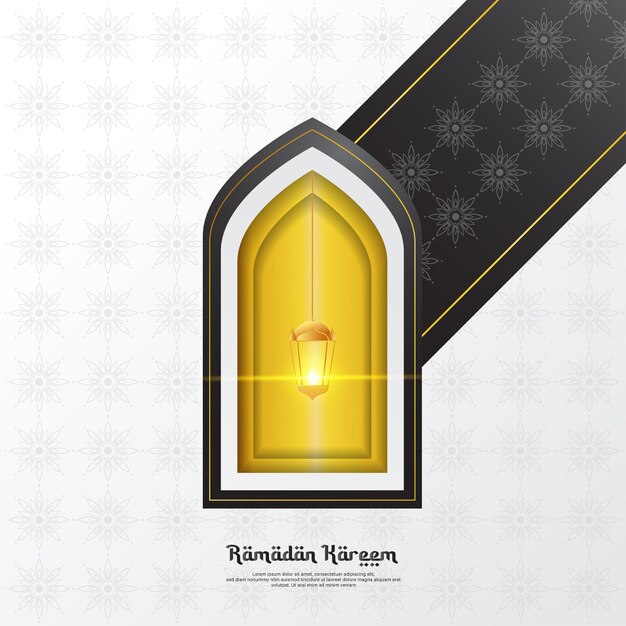 Il design dello sfondo del ramadan con elementi lanterna adatti per sfondi poster promozioni copre post sui social media e altro