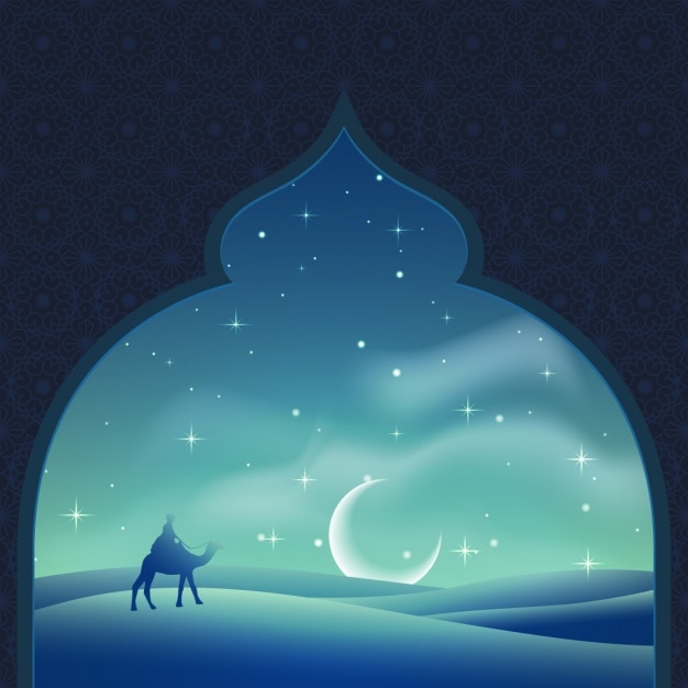 Disegno di sfondo il ramadan