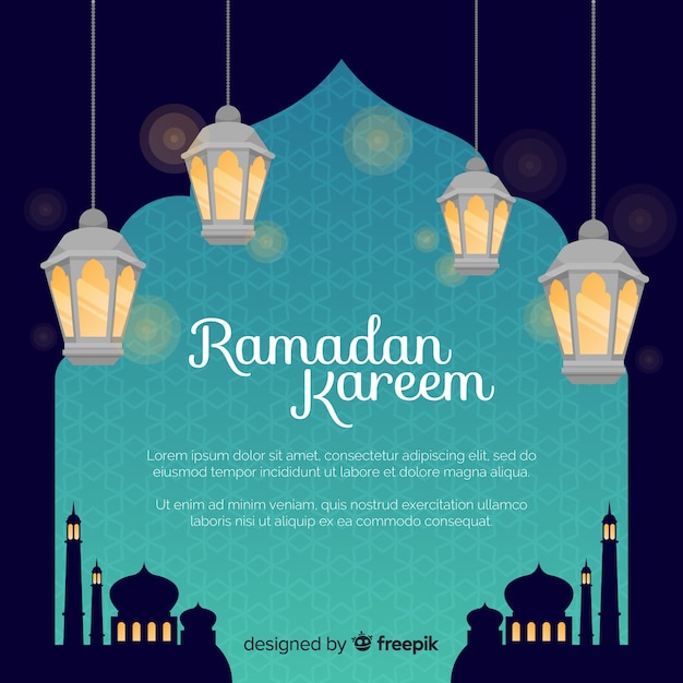 Vector ramadan background