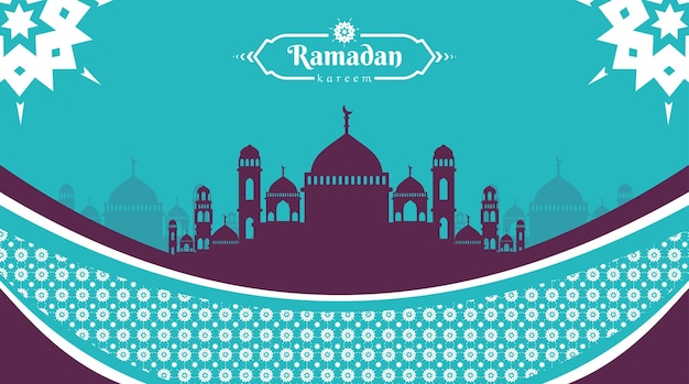 Ramadan banner sjabloonontwerp