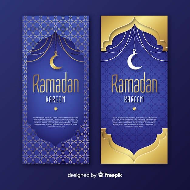 Ramadan banners