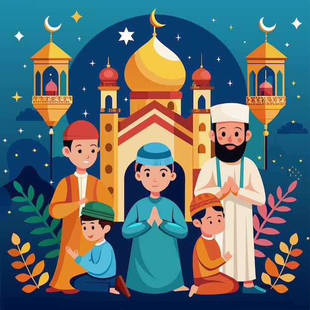 Ramadan blessings eps vector files for a month of spiritual renewal