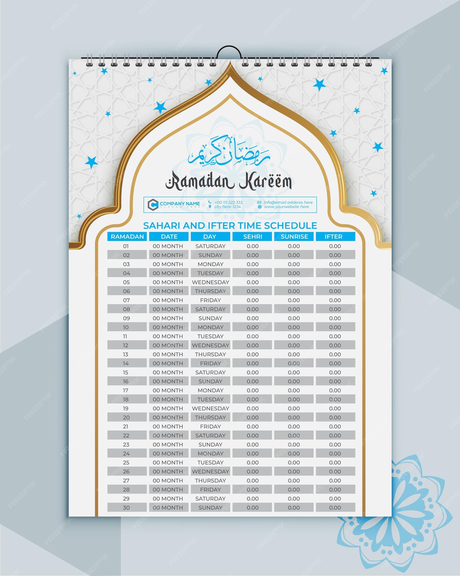 horaire ramadan 2030