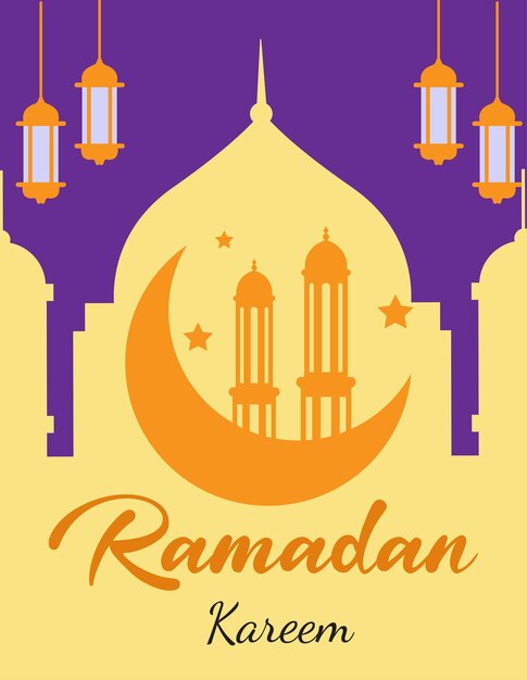 Vector ramadan card 106