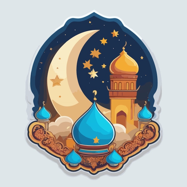 Ramadan cartoon vector