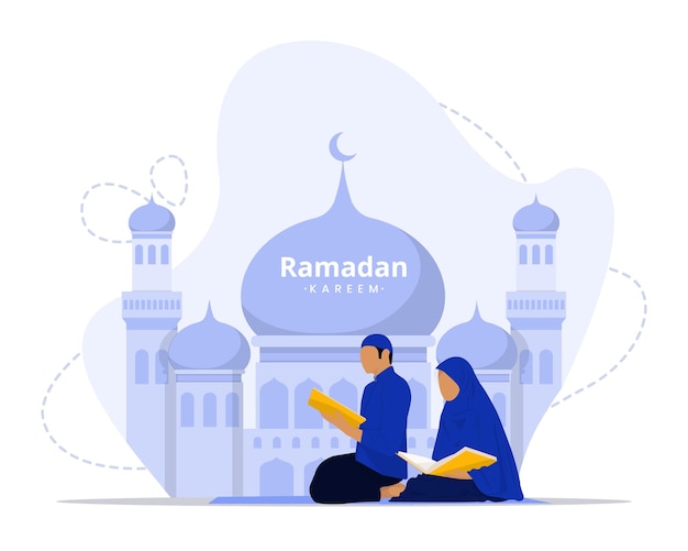 Vettore illustrazione del concetto di ramadan