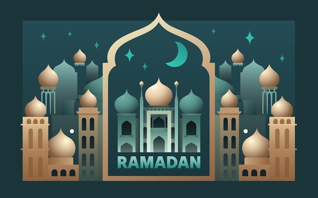Ramadan cover ramadan mubarak background template design element Vector illustration