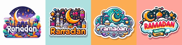 ramadan decoration art illustration background