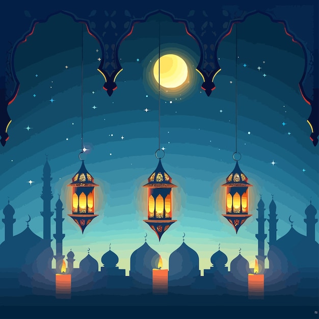 Vector ramadan design