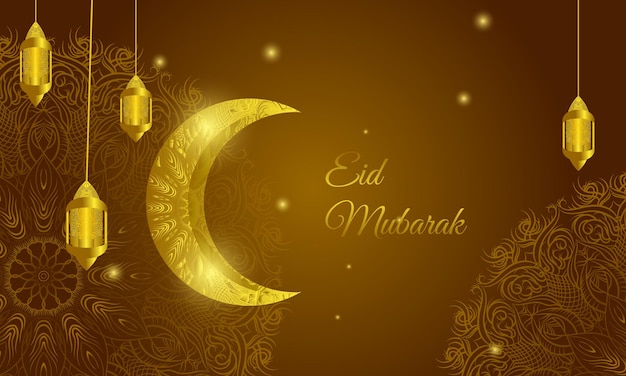 Ramadan eid fitr vector banner achtergrond