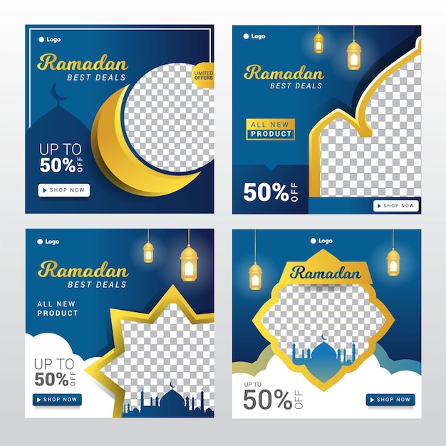 Modello di vendita di ramadan eid mubarak