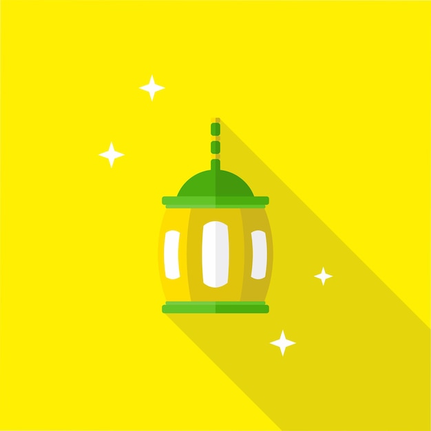 ramadan en eid al fitr vector lamp icoon