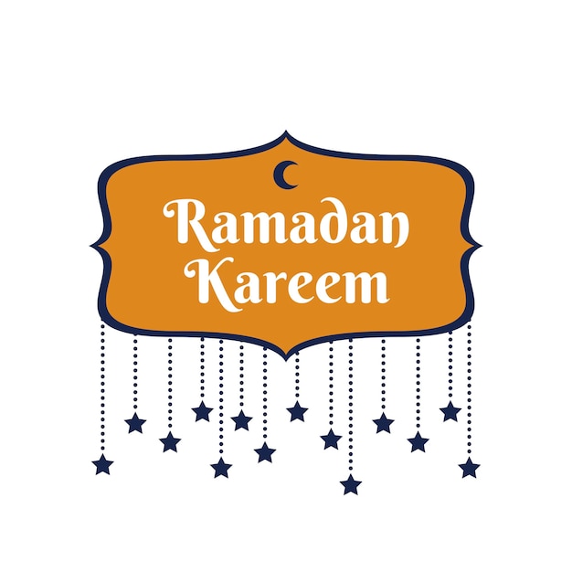 Рамадан этническая красочная открытка