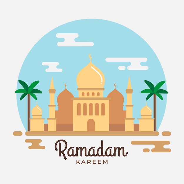 Ramadan event design with taj mahal