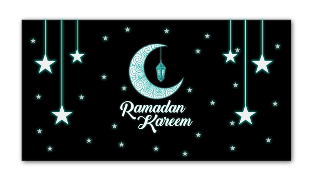 Vettore modello di post di facebook del ramadan