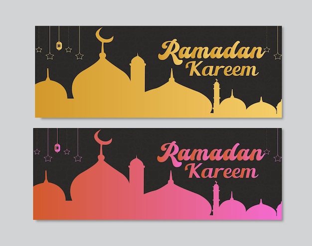 Vector ramadan facebook-voorblad