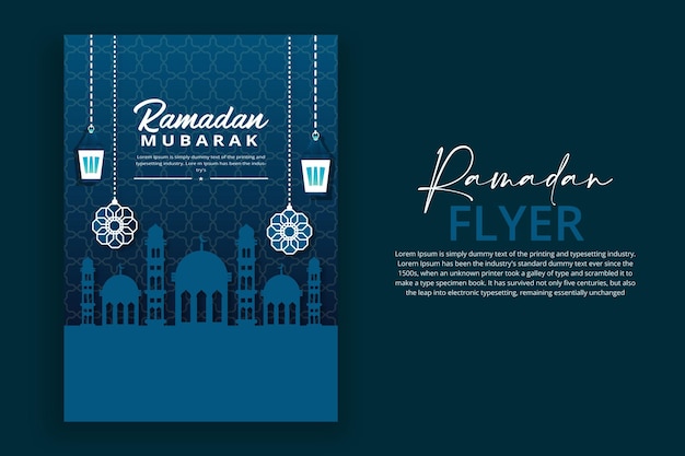 Ramadan Flyer-sjabloon vectorontwerp