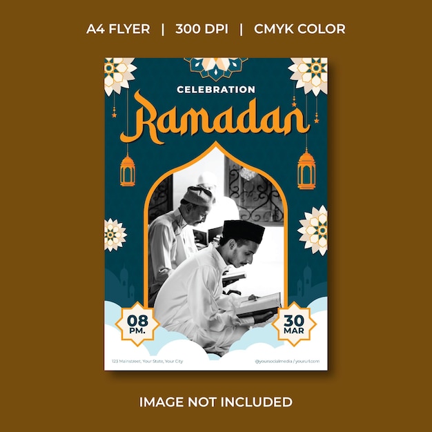 Vector ramadan flyer