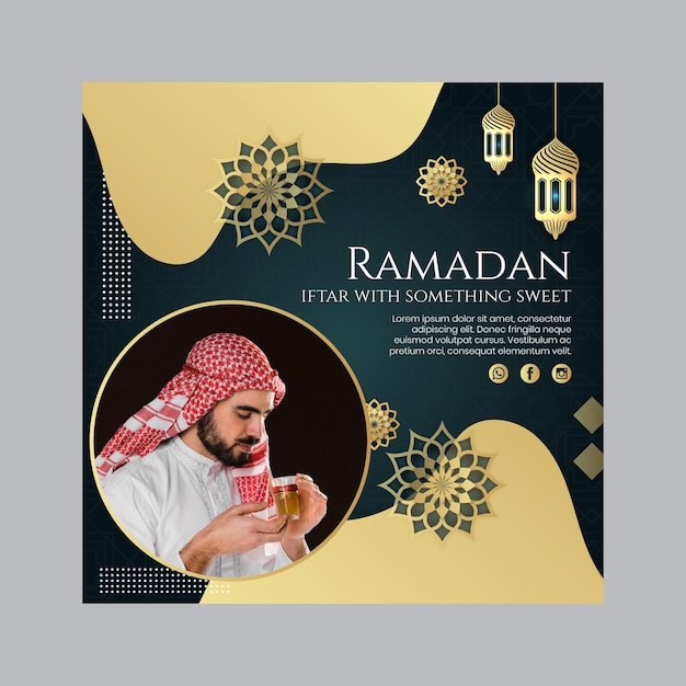 Ramadan folder sjabloon