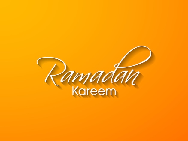 Vettore biglietto di auguri per il ramadan per la celebrazione del festival della comunità musulmana