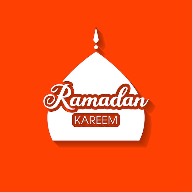 Biglietto di auguri per il ramadan per la celebrazione del festival della comunità musulmana