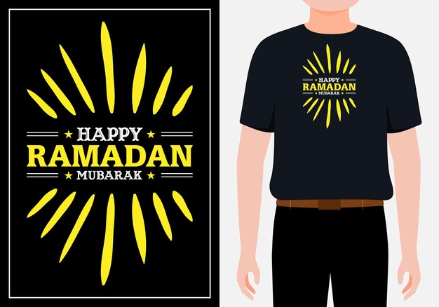 Ramadan is the holy month for all Muslims Islamic typography design premium vector Premium Vector