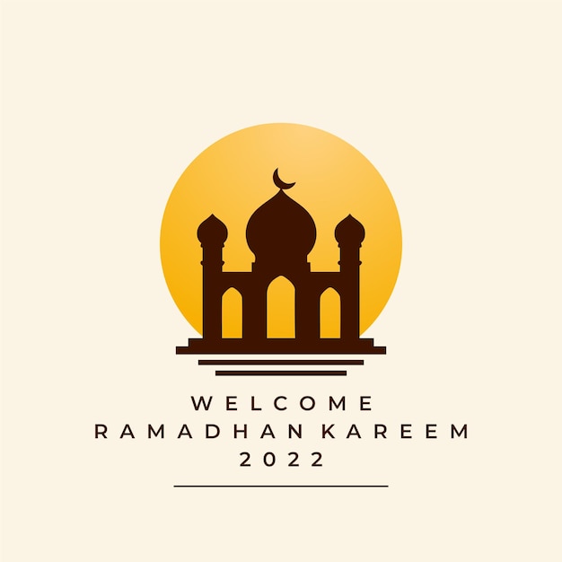 Ramadan Kareem 2022 vectorontwerp