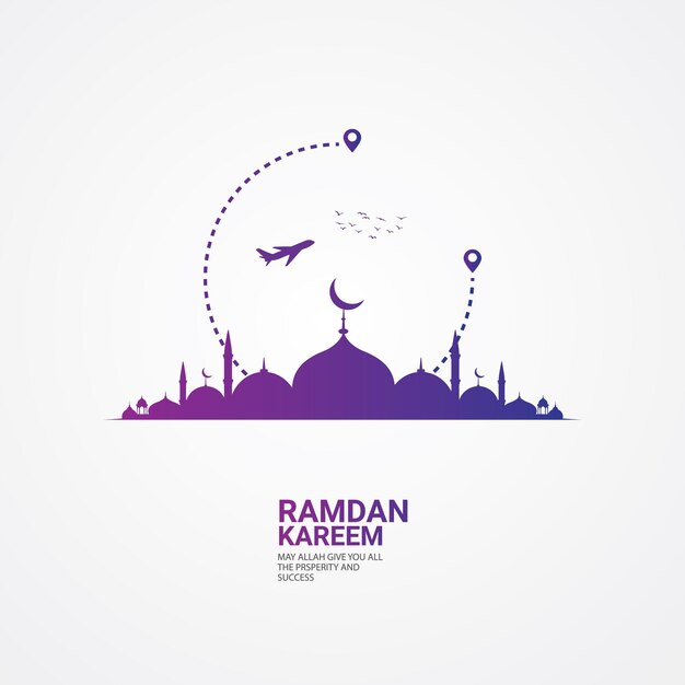 Ramadan Kareem. 3D illustratie