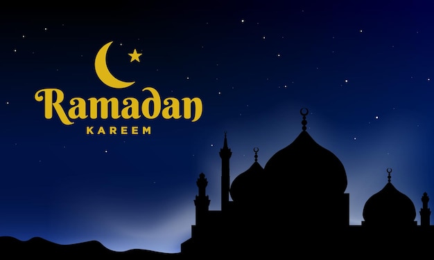 Ramadan Kareem Achtergrond Ontwerp Vectorillustratie