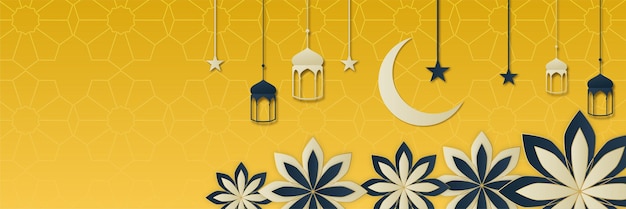 Ramadan Kareem arabic Islamic banner background design. Arabic pattern background. Islamic ornament vector.