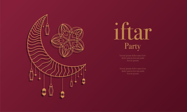 Ramadan kareem background banner vector set with luxury ornament ramadan eid mubarak background