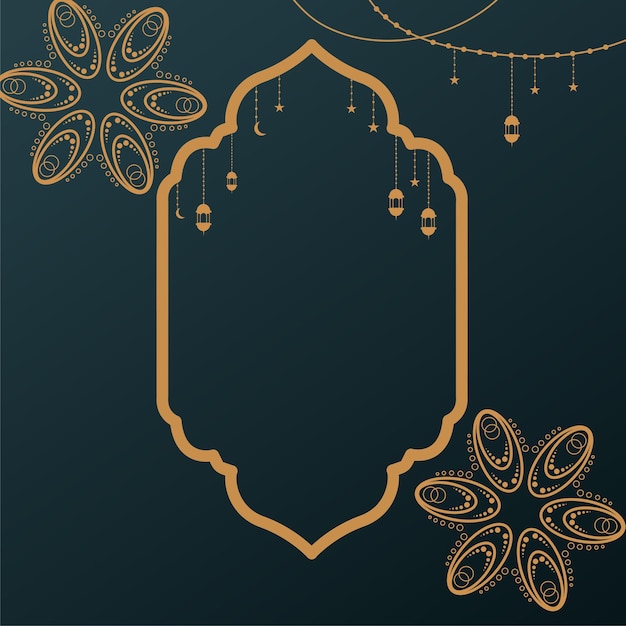 Vector ramadan kareem background banner vector set with luxury ornament ramadan eid mubarak background