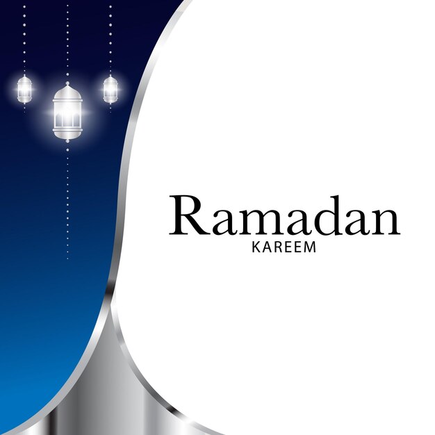 ramadan kareem 배경 디자인 인사 카드 배너 포스터  ⁇ 터 일러스트레이션