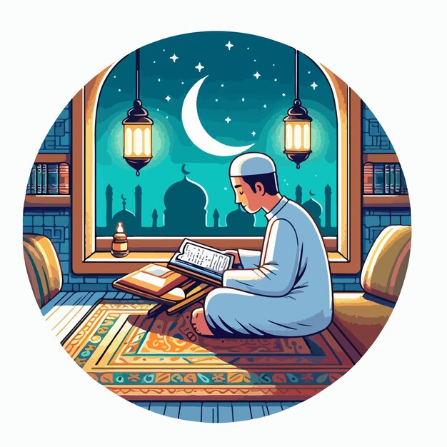 Vector ramadan kareem background design ramadan mubarak vector illustration