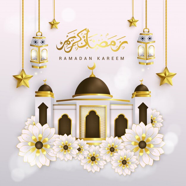 Ramadan kareem illustrazione dello sfondo