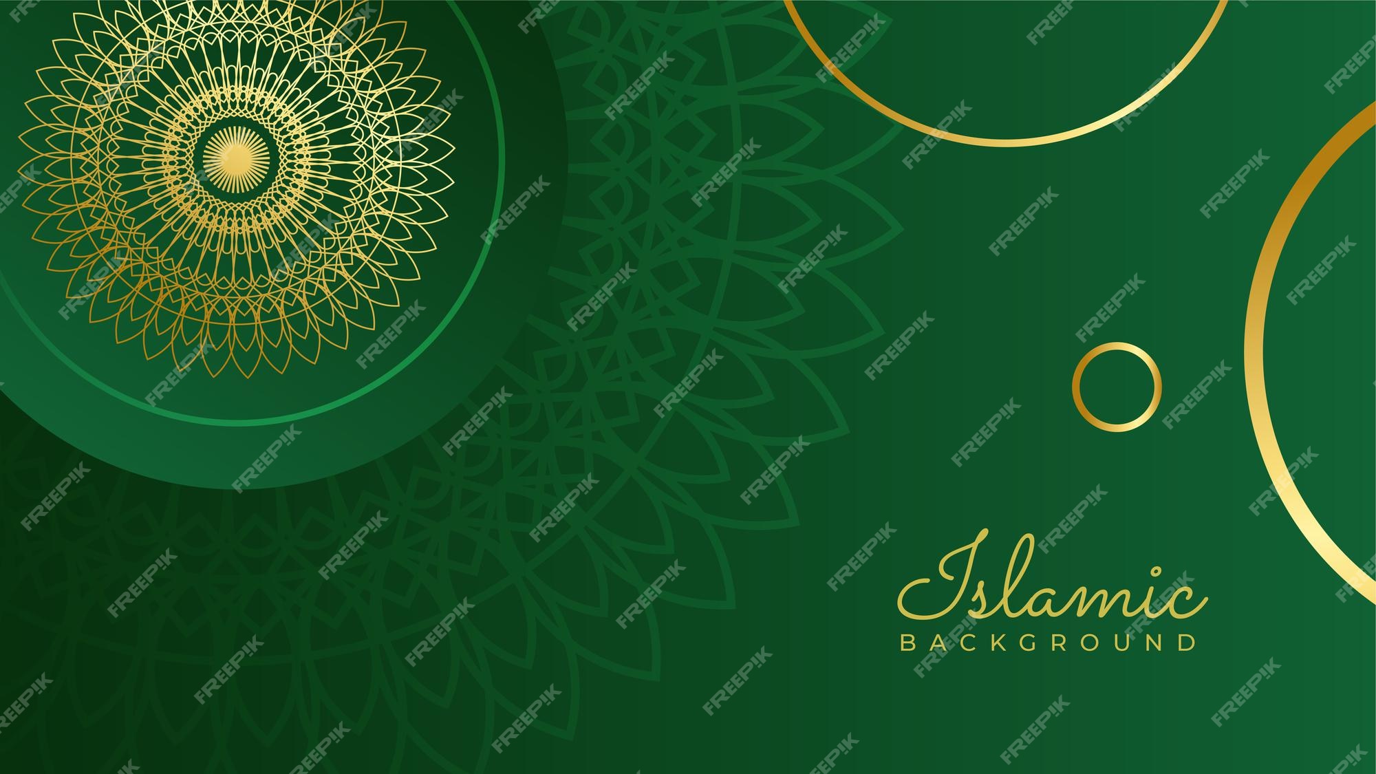 Green Islamic Background Images - Free Download on Freepik