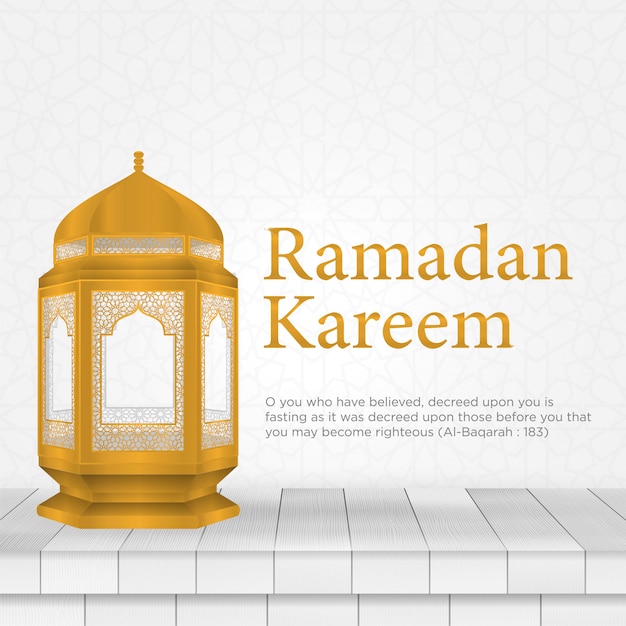 Ramadan kareem design template di sfondo