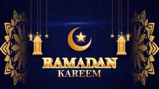 Modello di sfondo del ramadan kareem