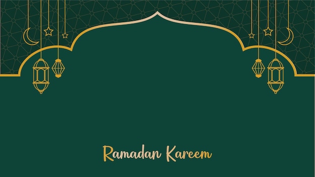 Ramadan kareem sfondo arte vettoriale