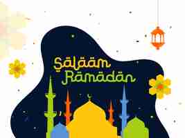 Vector ramadan kareem background.