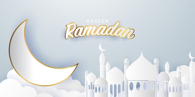 Sfondo di ramadan kareem.