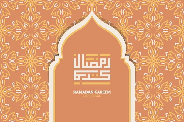 Vector ramadan kareem background