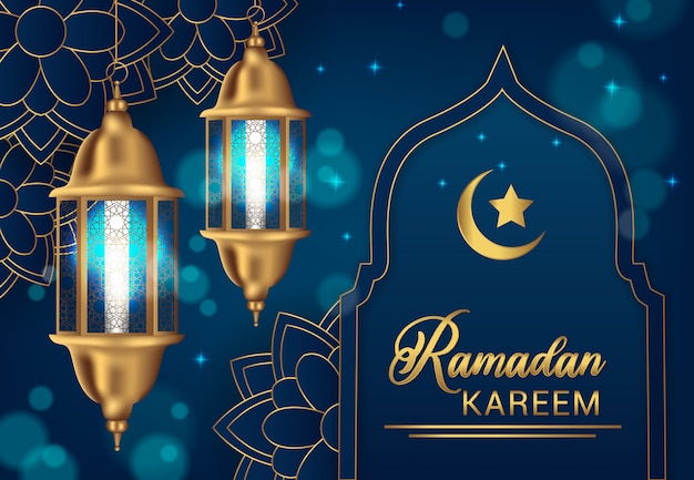 Vector ramadan kareem background