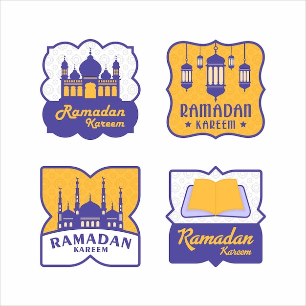 Design distintivo ramadan kareem