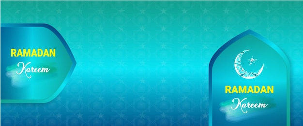 Ramadan Kareem banner template